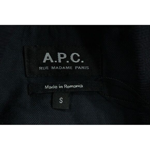 A.P.C MA-1 Bomber Jacket in Navy Blue Cotton - Picture 3 of 3